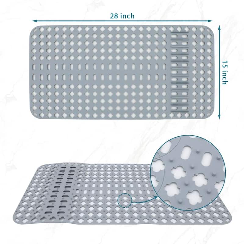 Kichae Silicone Sink Mat 28x15 inch Sink Protector - 28"x15"