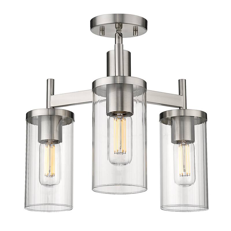 Copper Grove DeBruy 3-light Transitional Semi-flush Light Fixture