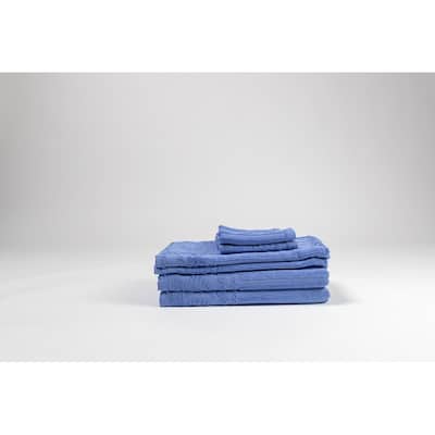 Anchor & Rope 6-Piece 100 Cotton Bath Towel Set