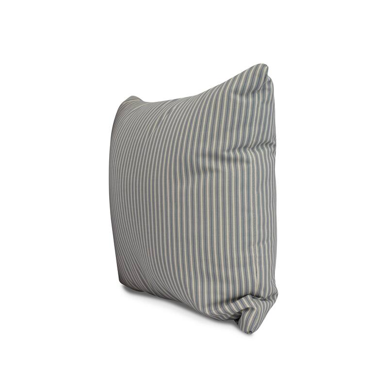 16 x 16 inch Ticking Stripe Outdoor Pillow