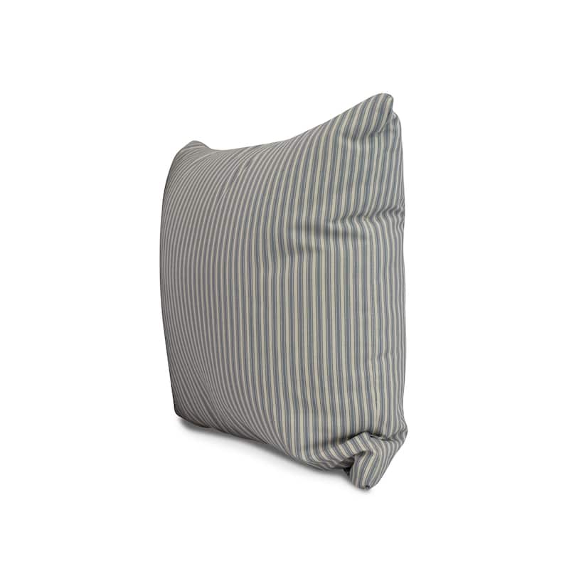 26 x 26 inch Ticking Stripe Decorative Pillow