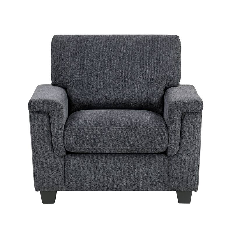 Colby 40" Chenille Accent Chair - - Removable Cushion Covers