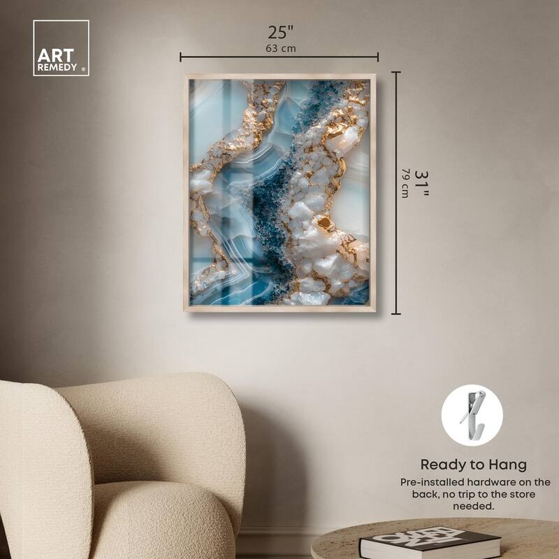 Lapis River Shadowbox by Art Remedy