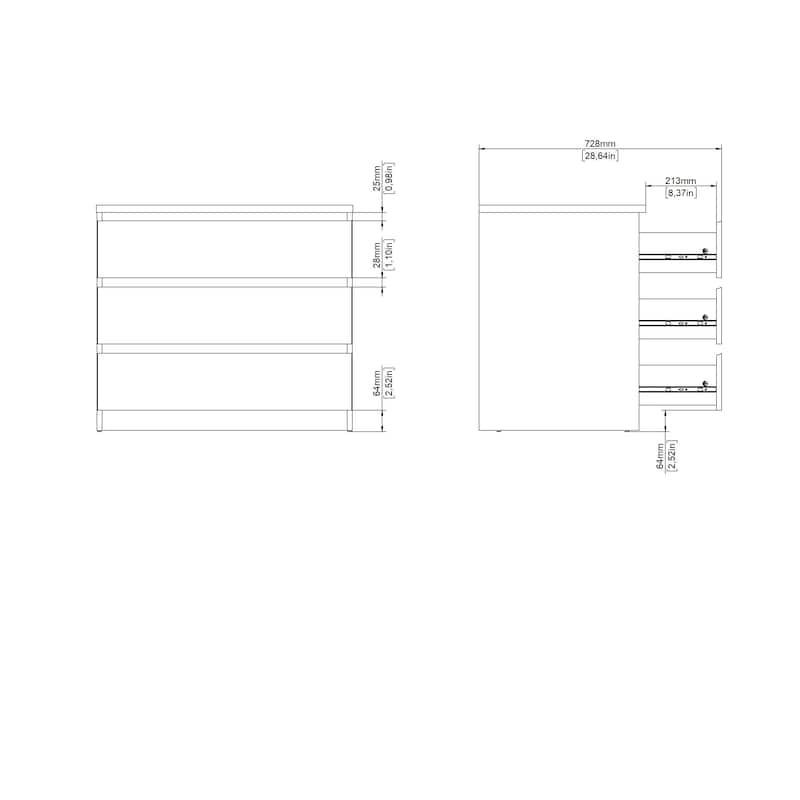 Porch & Den McKellingon 3-drawer Chest