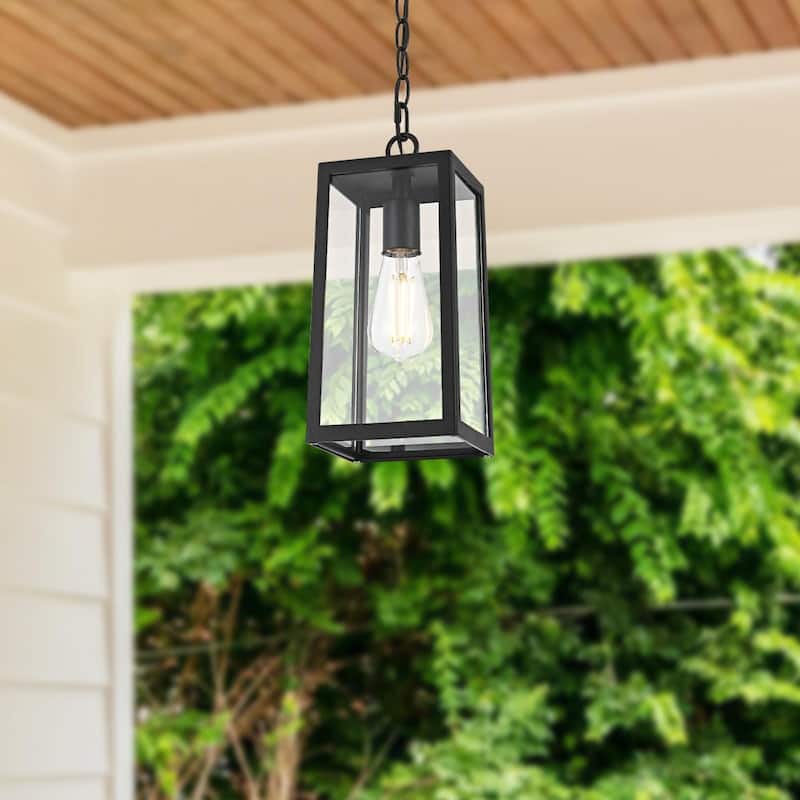 Lachlan 13 inch Outdoor Pendant in Black - 13"