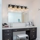 preview thumbnail 17 of 182, 2/3/4-Light Modern Bathroom Crystal Vanity Light Wall Sconces