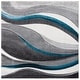 preview thumbnail 29 of 128, SAFAVIEH Hollywood Deep Mid-Century Modern Abstract Rug 3' Square - Grey/Turquoise