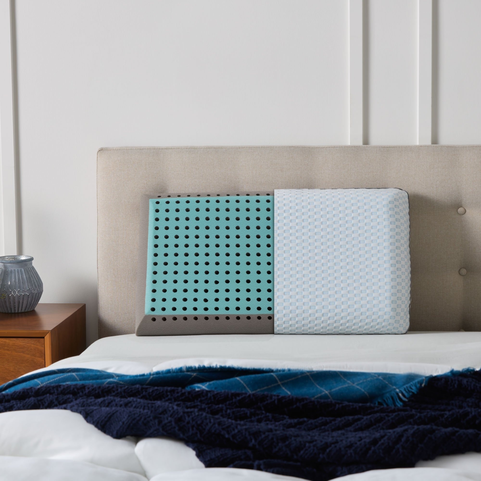 Lucid advanced memory foam pillow store