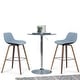preview thumbnail 139 of 147, WYNDENHALL Cacey Mid Century Modern Bentwood Counter Height Stool (Set of 2) - 20.7'' x 21.1'' x 36.6 Denim Grey