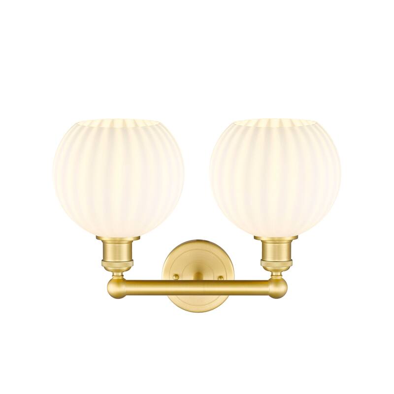 Innovations Lighting 616-2W 12 17 White Venetian Vanity White Venetian