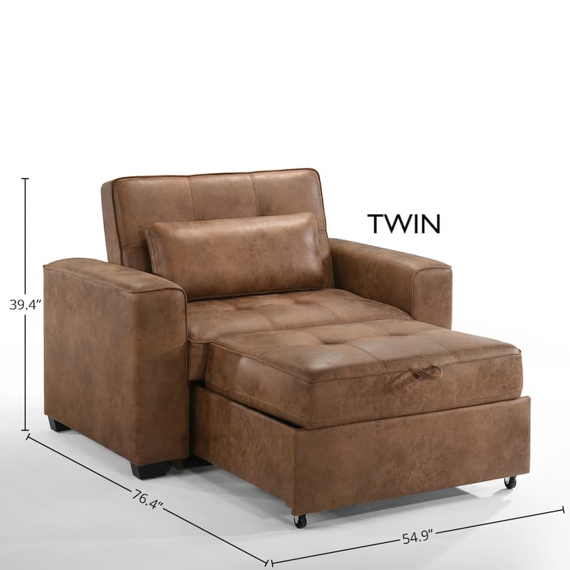 Brooklyn Sofa Sleeper - Cognac