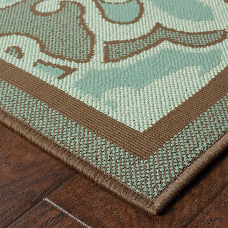 Vista Home Malta Porch Traditions Indoor/ Outdoor Loop Pile Area Rug