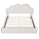 preview thumbnail 5 of 24, Upholstered Platform Bed Queen Size Bed Frame with Cloud-shaped Headboard and Footboard, No Box Spring Needed Velvet Fabric聽