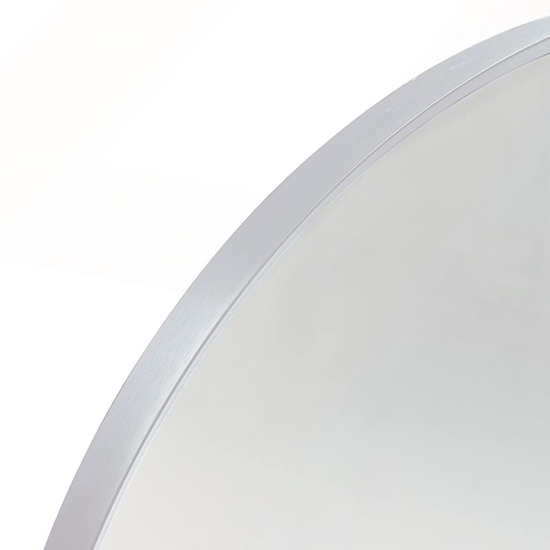 24x32 Inch Metal Framed Arched Bathrrom Mirror