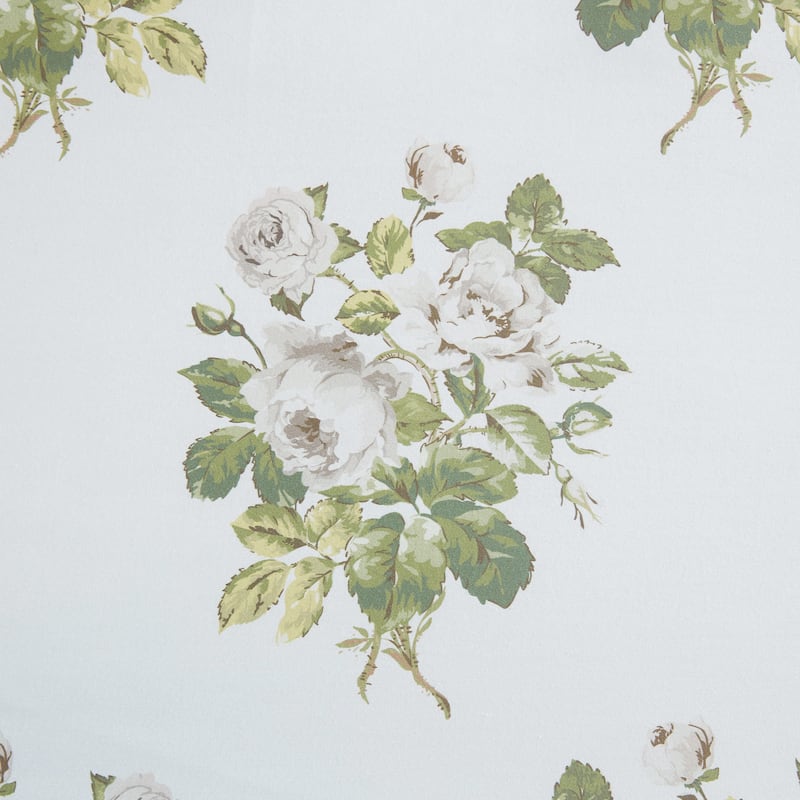 Martha Stewart Eloise Floral Grey Cotton Duvet Cover Set