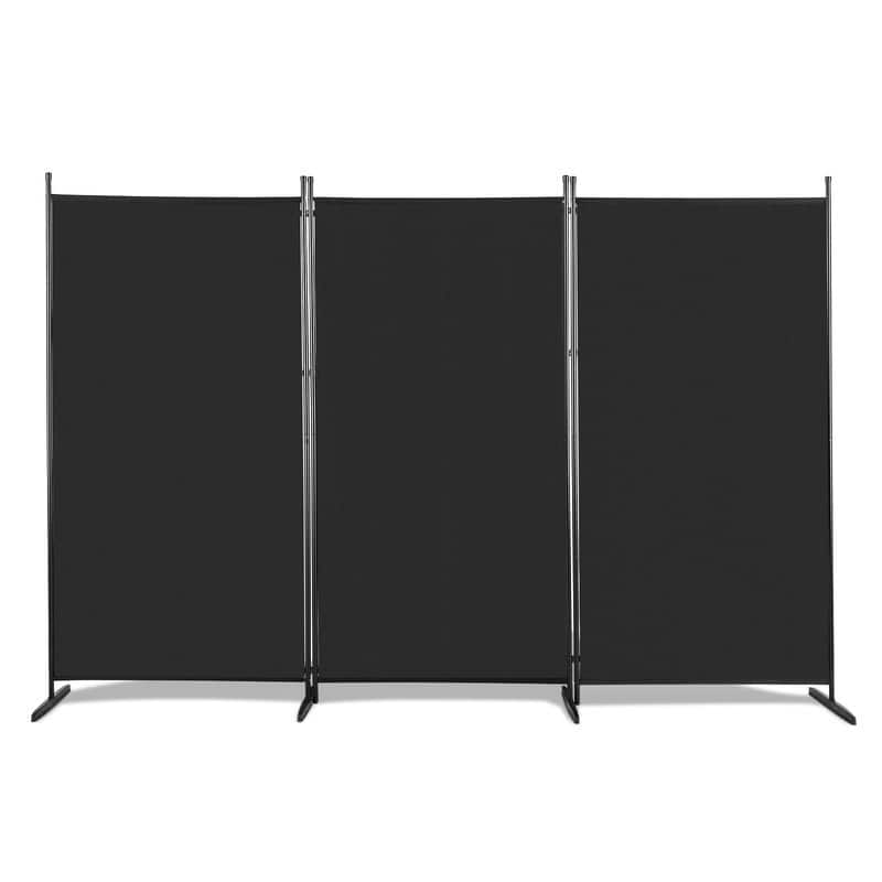 6FT 160g Polyester Fabric Plastic Foot Carbon Steel Frame Foldable Screen