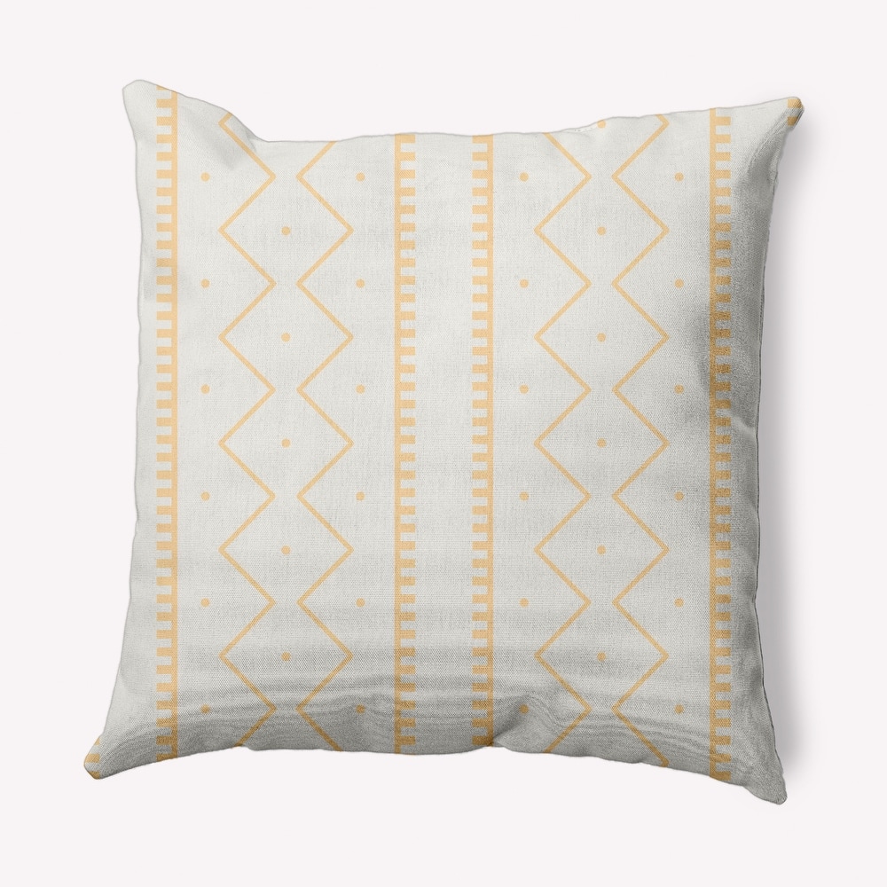 Mudcloth Indoor/Outdoor Throw Pillow