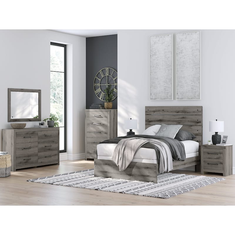 Signature Design by Ashley Fondenlane Brown Gray Bedroom Mirror - 42"W x 2"D x 31"H