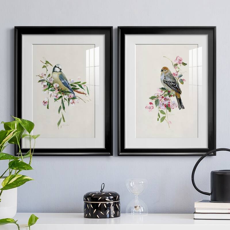 Spring Song Blue Bird Premium Framed Print - Ready to Hang