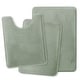 preview thumbnail 58 of 153, Empyrean Ultra Soft Plush Bathroom Rug - Non-Slip, Velvet, Memory Foam Bath Mat - Set of 2 17 x 24 / 20 x 32 / 20 x 24 - Sage Green