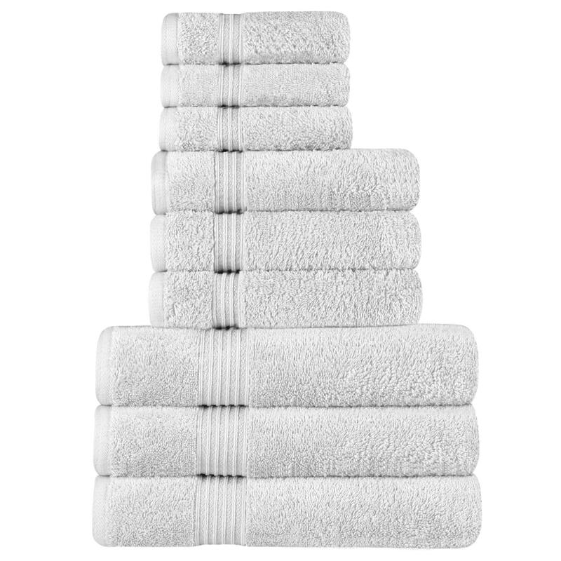 Superior Heritage Egyptian Cotton Heavyweight Bathroom Towel Set of 9