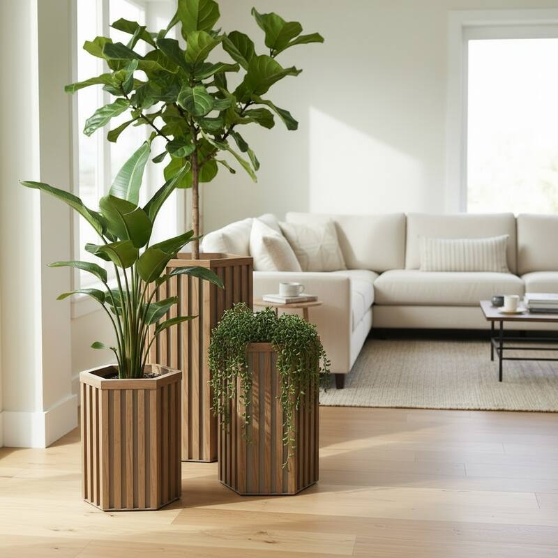 Hexagon Column Planter