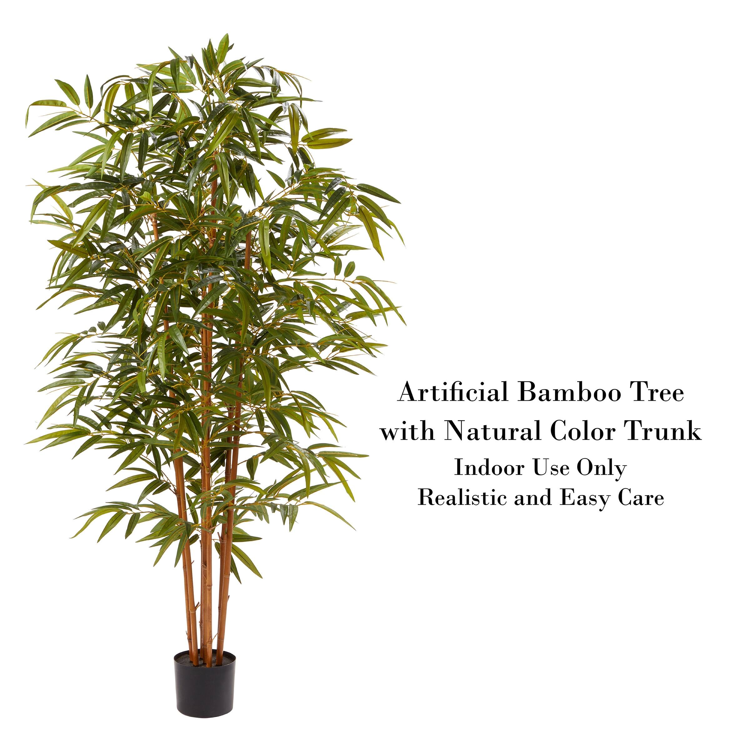 Pure Garden 6FT Artificial Bamboo Tree with Pot 72Inch On Sale