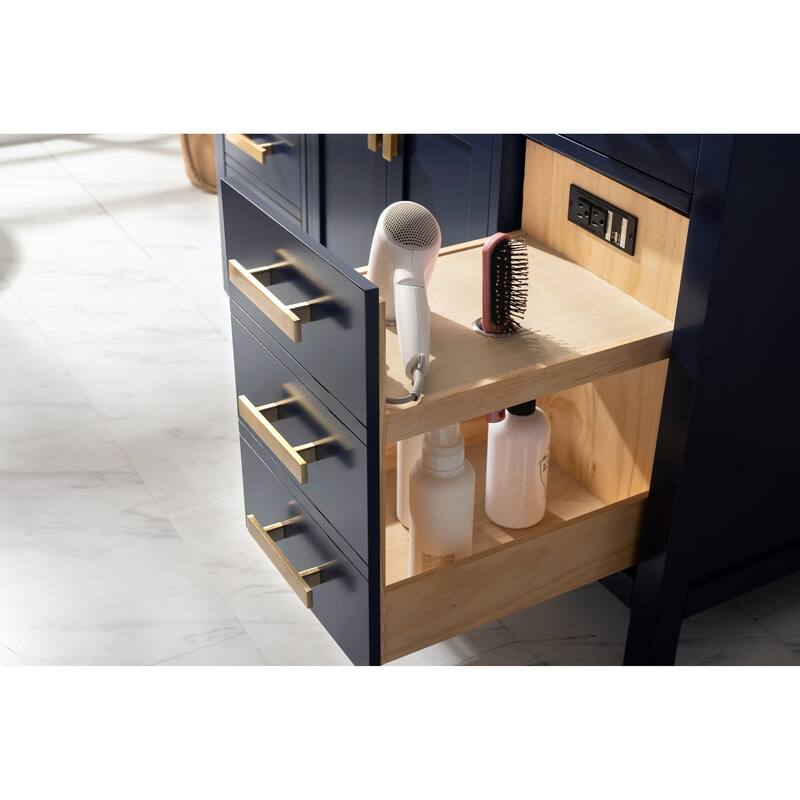 Valentino 54" Single Vanity in Blue