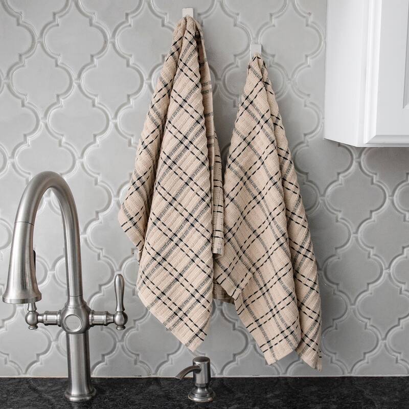 RITZ Royale Check Cotton Kitchen Towels (Set of 2)
