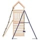preview thumbnail 6 of 19, vidaXL Swing Set Outdoor Backyard Wooden Playground Equipment for Kids Age 3-8