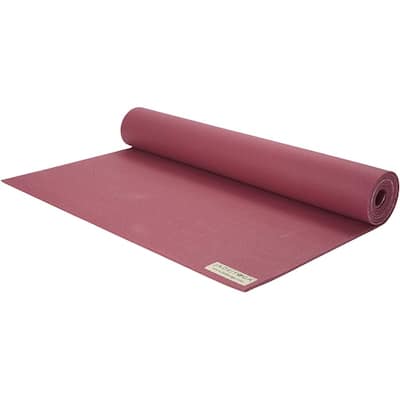 Jade Yoga Harmony Mat, Raspberry, 3/16" 24" x 68"