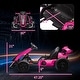 preview thumbnail 6 of 7, Pink 24V Electric Go Kart, 7.5 MPH, Music, Lights for Ages 6-12