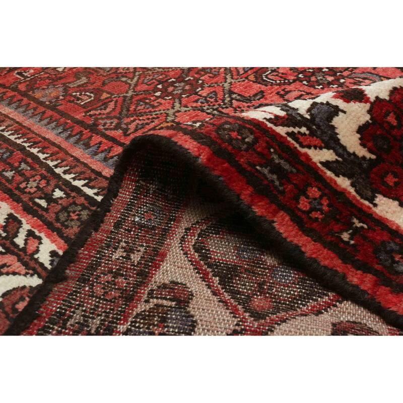 ECARPETGALLERY Hand-knotted Andelz Red Wool Rug - 5'3 x 10'11