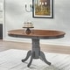 preview thumbnail 1 of 8, Simple Living Solid Wood Farmhouse Table Grey/Walnut
