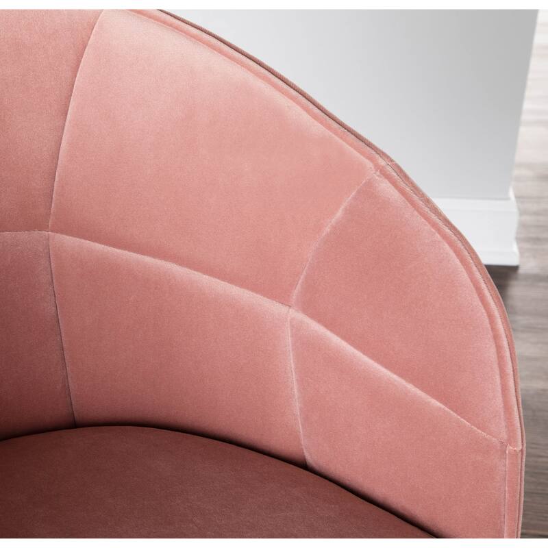 Silver Orchid Ralston Contemporary-Glam Velvet Upholstered Chair - N/A