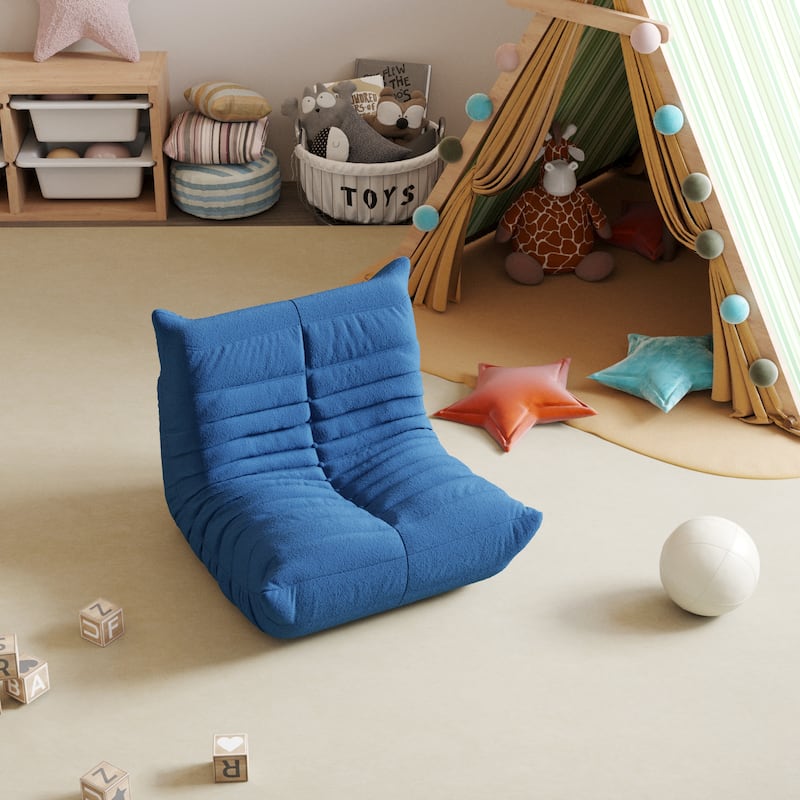 Kid's Single Sofa Children Sponge Couch Upholstered Lounge Chair
