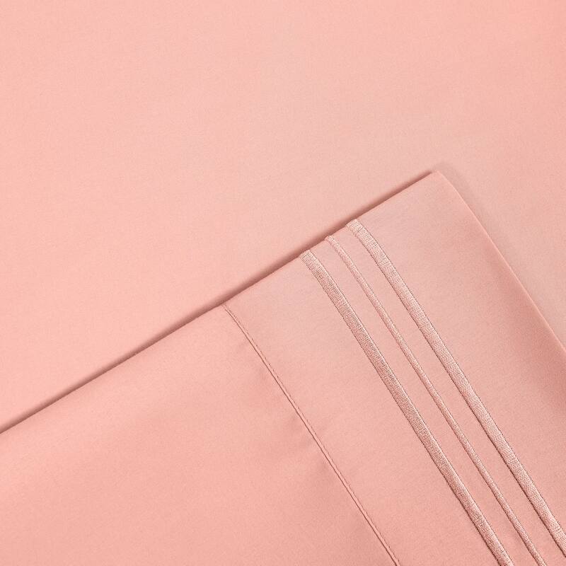 Modern Threads 6-Piece Bed Sheet Set - Ultra Soft Brushed Microfiber, Deep Pocket, Cool & Breathable, Fits 21" Mattress