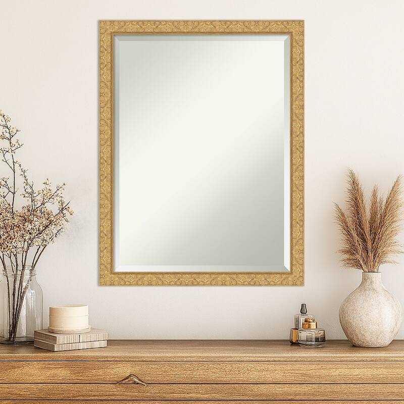 Lila Beveled Wood Framed Wall Mirror