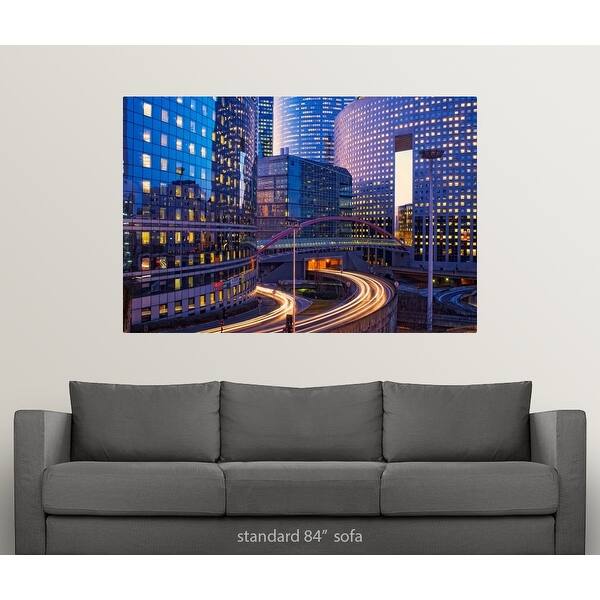 Shop View Of Paris At Night France Poster Print On Sale