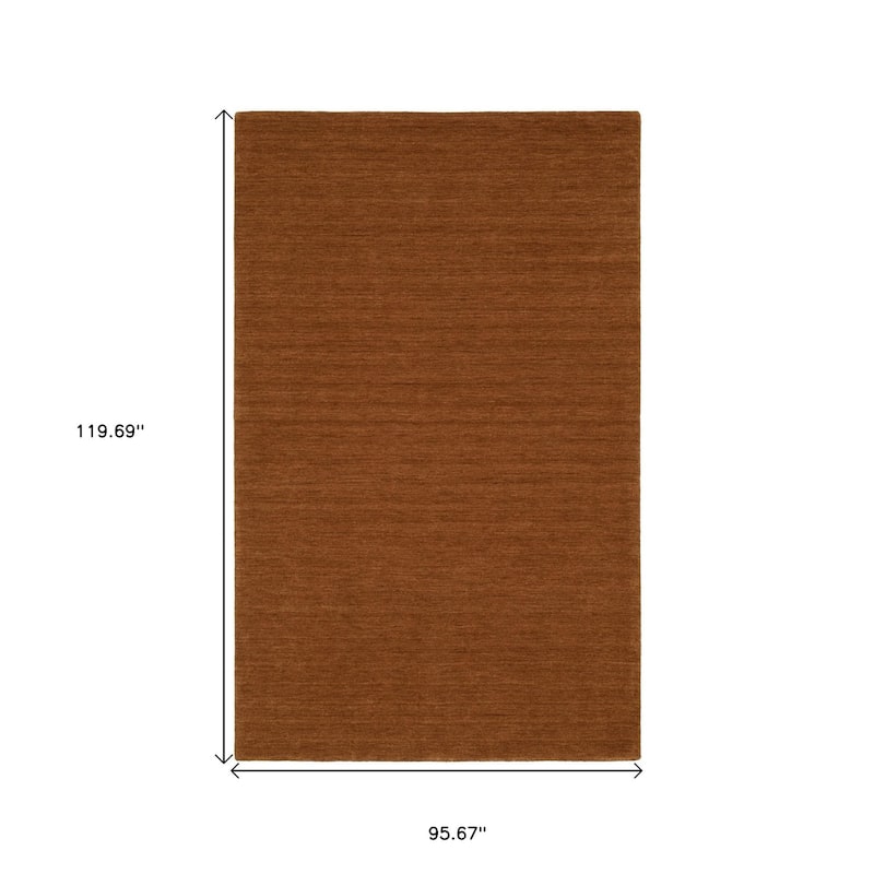 HomeRoots Solid Color Casual Rectangle Area Rug