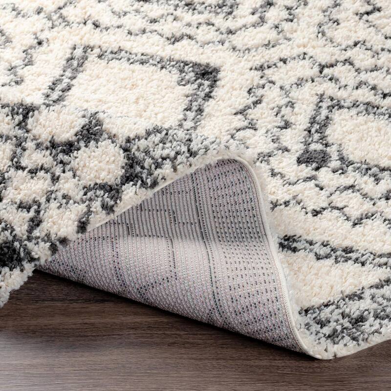 Livabliss Bohemian & Eclectic Beni Shag Tribal Area Rug