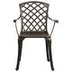 preview thumbnail 5 of 10, vidaXL 5 Piece Bistro Set Cast Aluminum Bronze