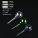 preview thumbnail 3 of 3, 3Pcs Self-Watering Bulb 50mm Automatic Watering Globe Clear Green Blue