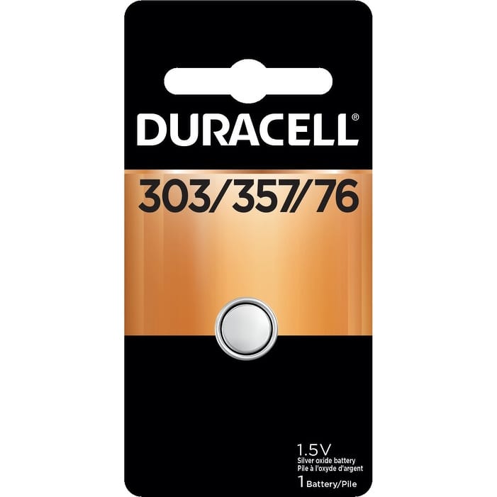Duracell D303/357 1.55V Silver-Oxide Battery - Natural