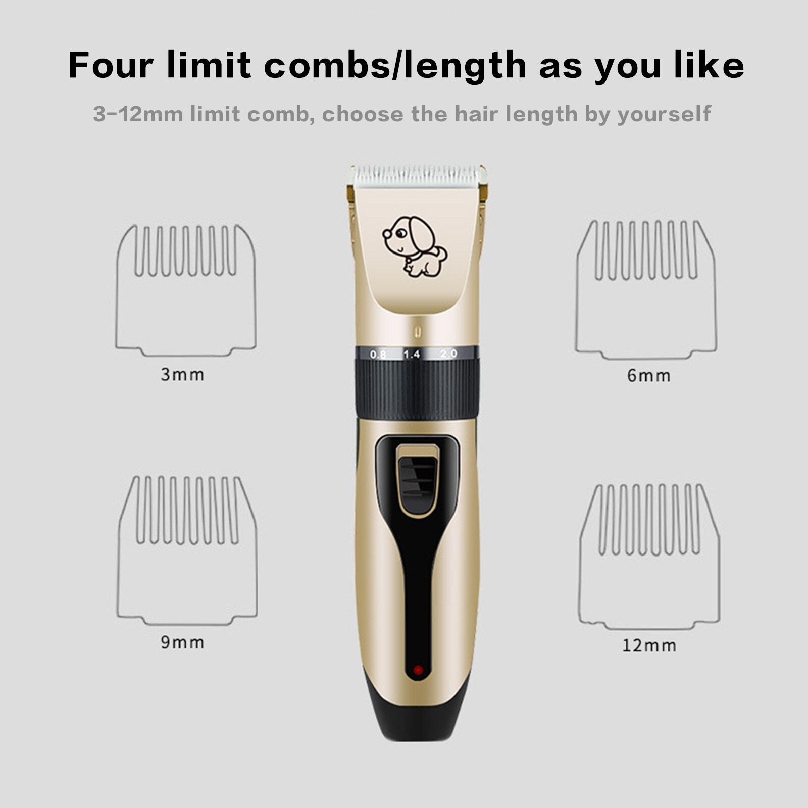 Dog Hair Clipper Pet Clipper Kit Recargable Pet Cat Dog Hair Trimm -  Overstock - 35980089