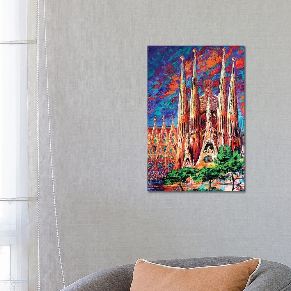 iCanvas "La Sagrada Familia" by Natasha Mylius Canvas Print