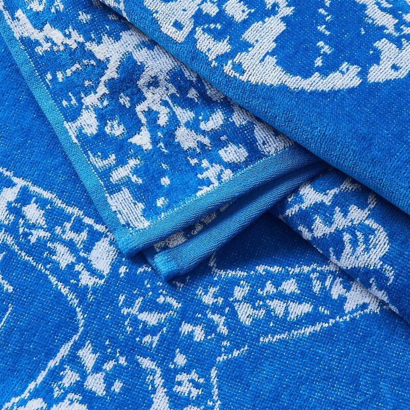 Linery & Co. 100% Cotton Jacquard 2 Pack Summer Beach Towels