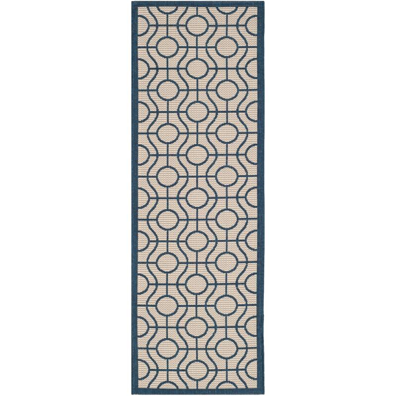 SAFAVIEH Courtyard Pazia Indoor/ Outdoor Waterproof Patio Backyard Rug