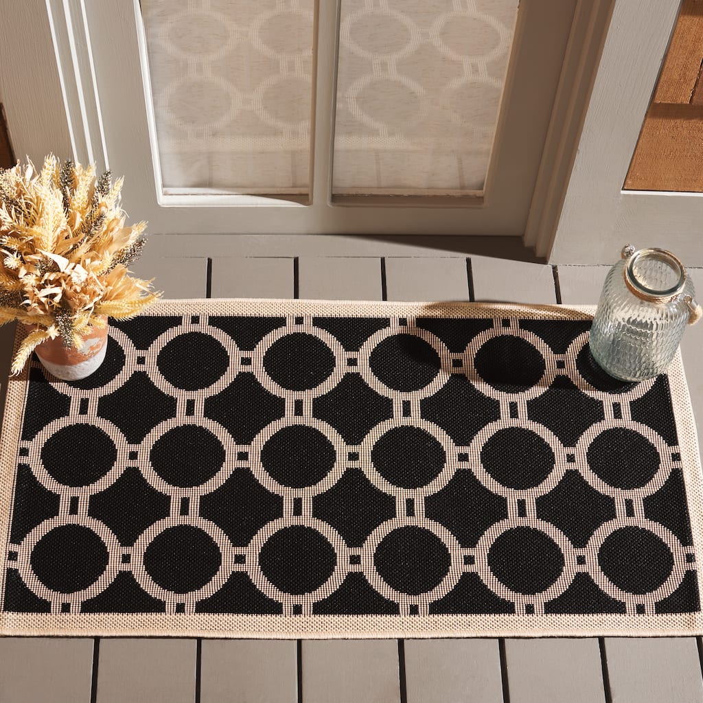 SAFAVIEH Courtyard Nira Indoor/ Outdoor Waterproof Patio Backyard Rug