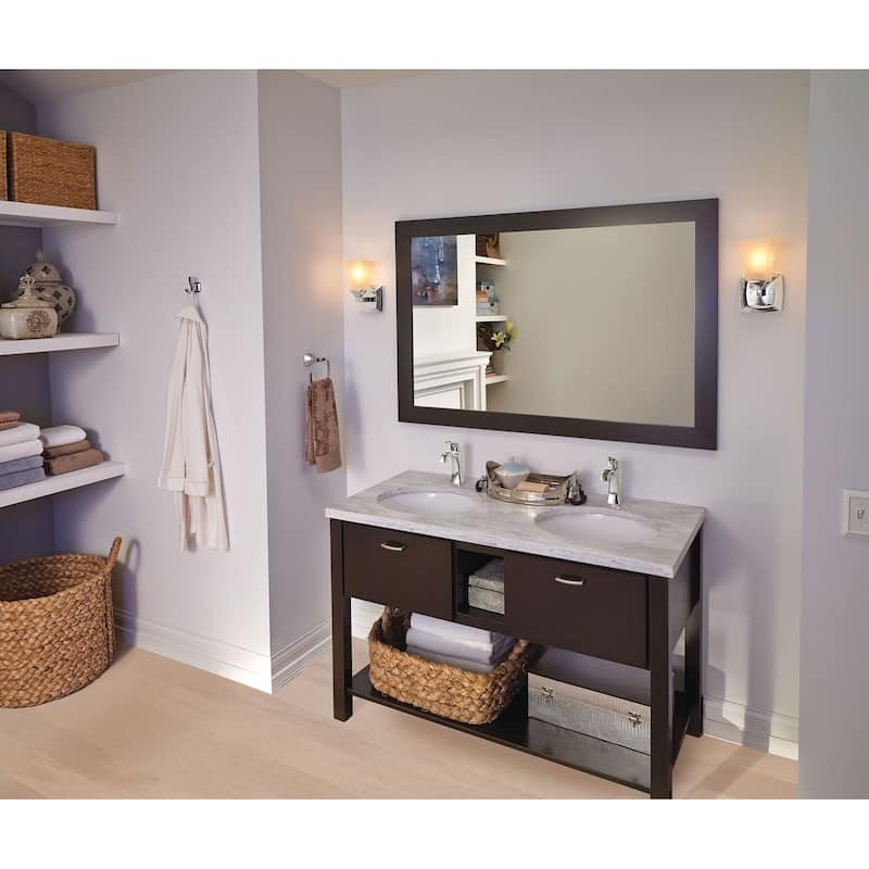 Moen Voss 5" Wide 1 Light Reversible Bathroom Vanity Light Fixture